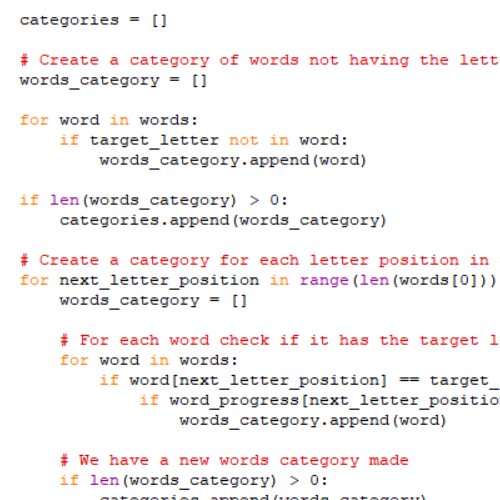 it2051229 2807ICT Word Guessing